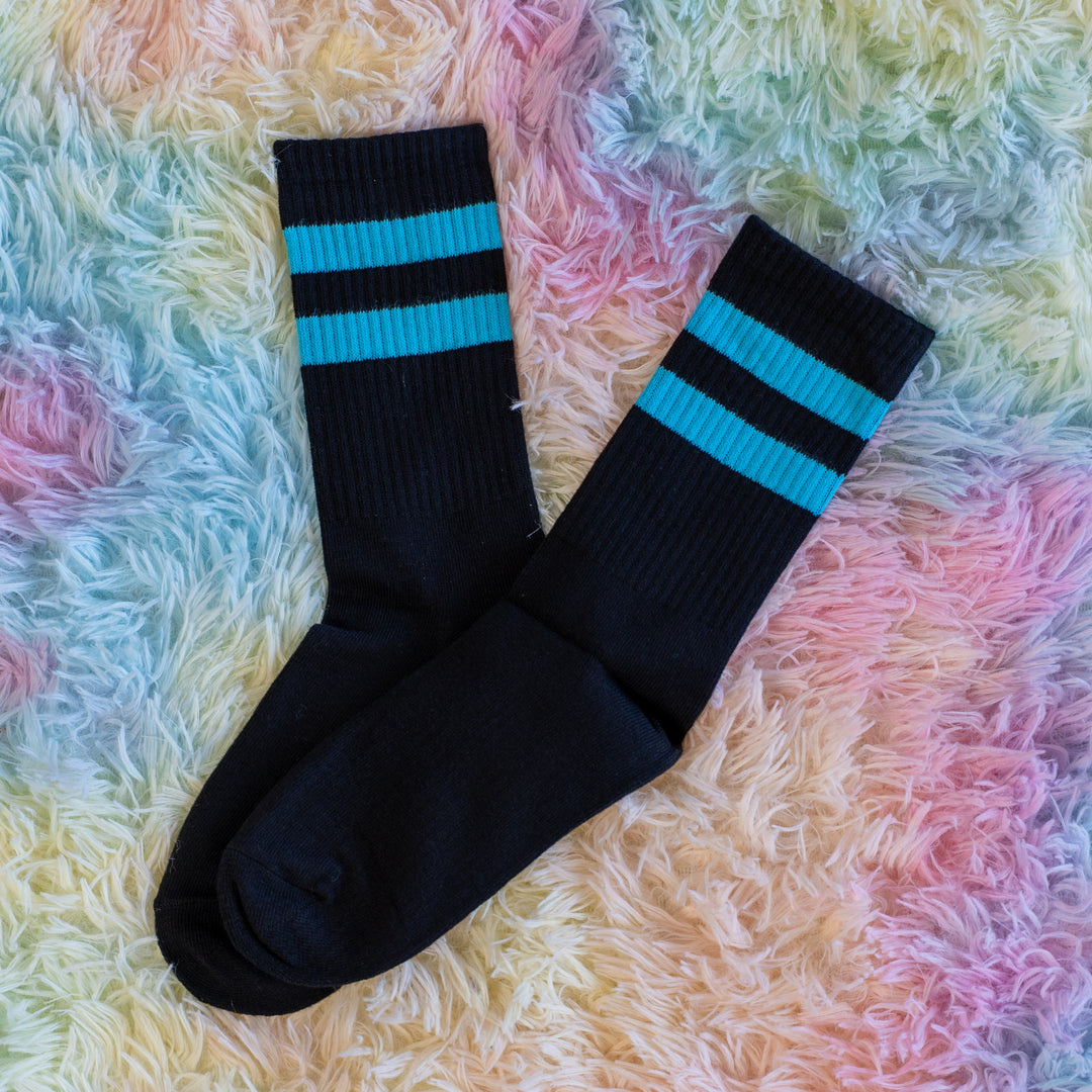 Electric Seahorse - Crew Socks