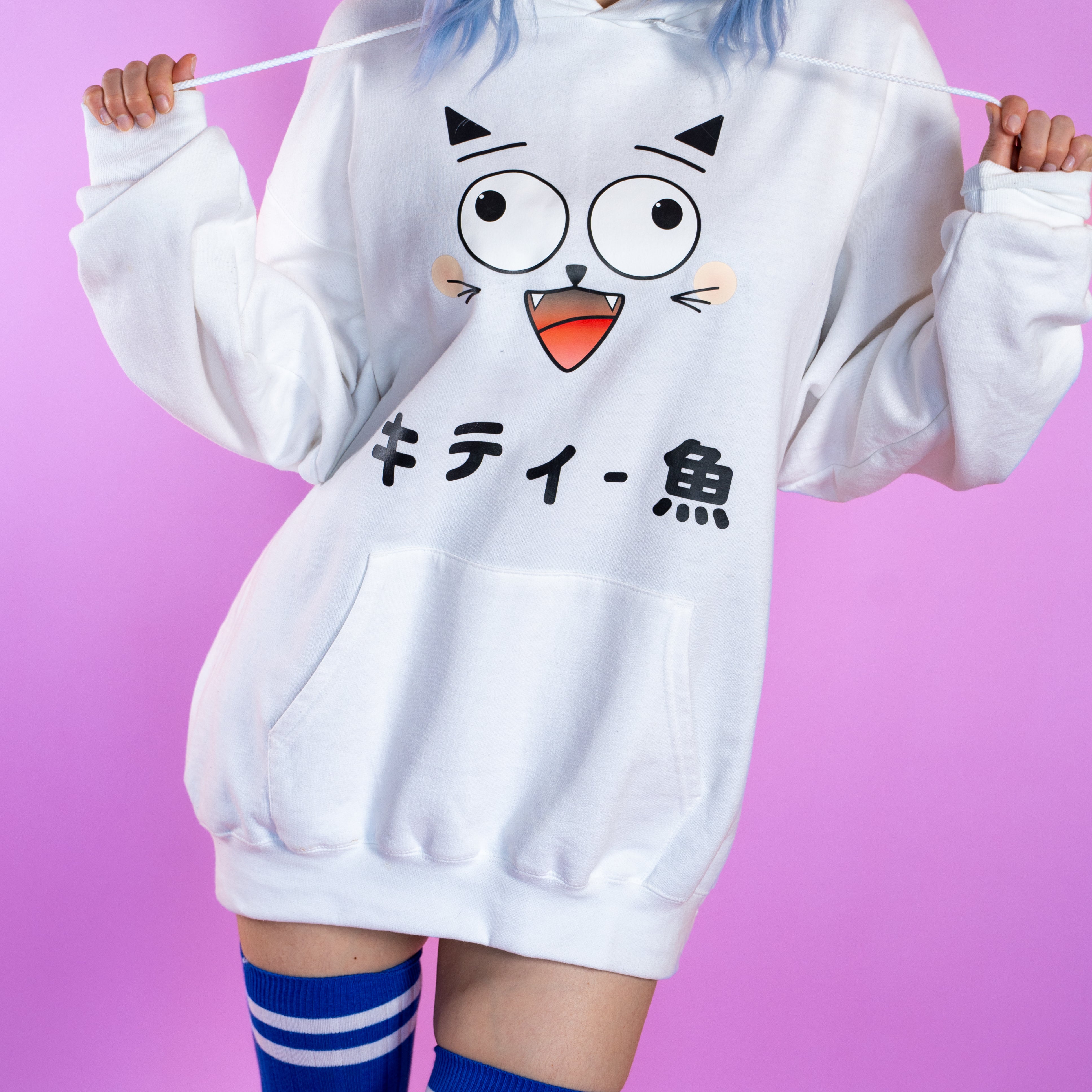 Ghost Kitty - Hoodie – kittyfish
